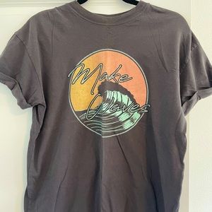 girl Dangerous Oversized Grey Tee XS